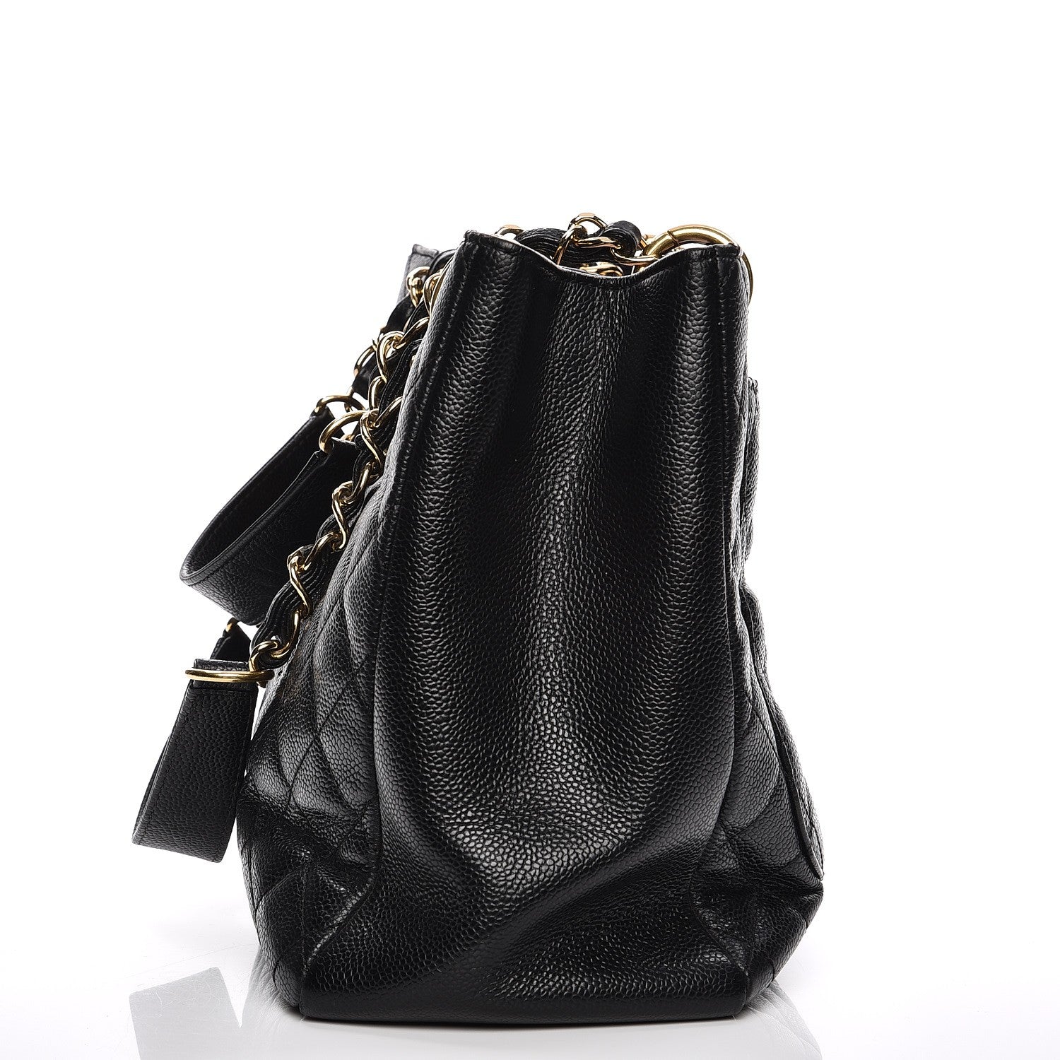 Chanel Caviar Quilted Grand Shopping Tote GST Black 14 of 14