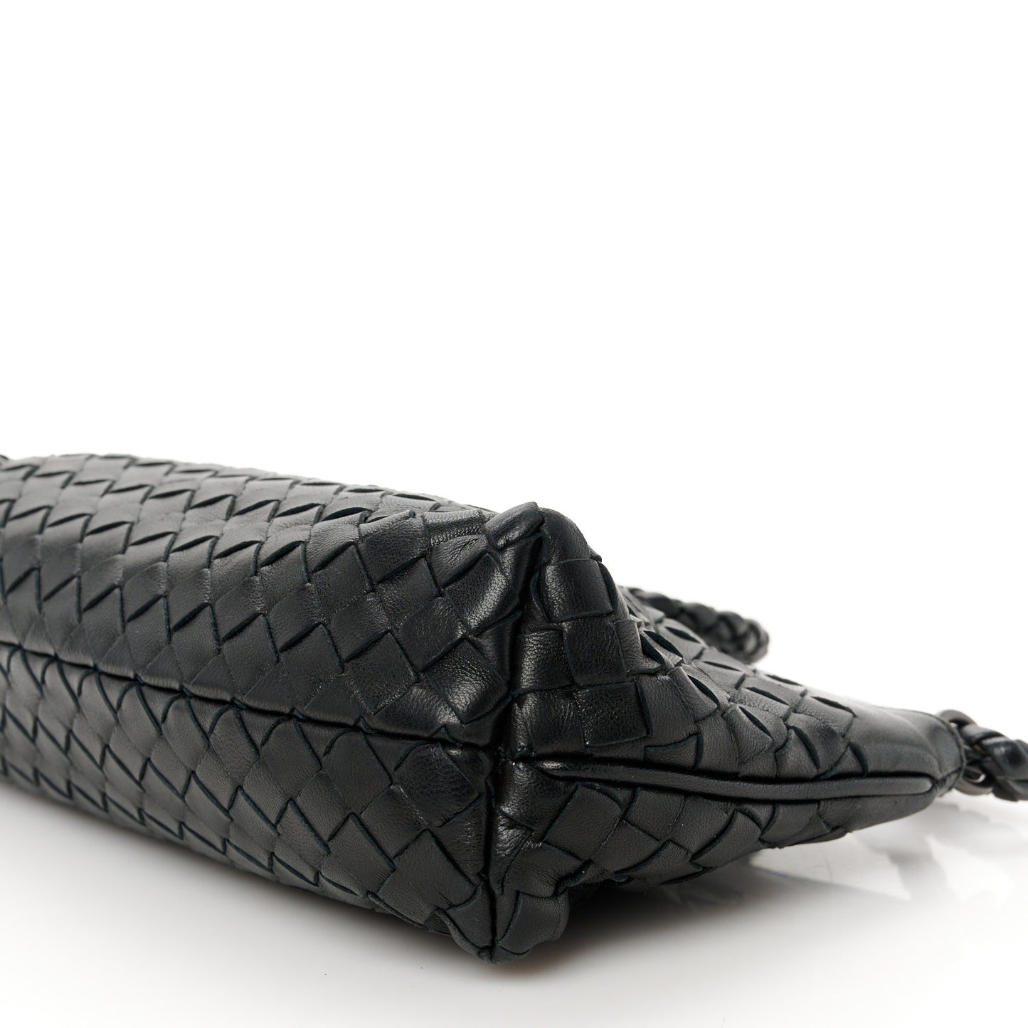 Nappa Intrecciato Mini Shoulder Bag Black
