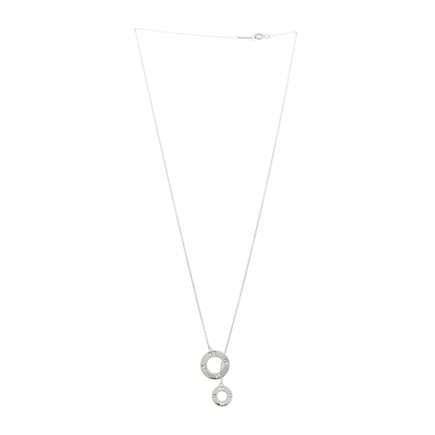 Sterling Silver Atlas Lariat Pendant Necklace