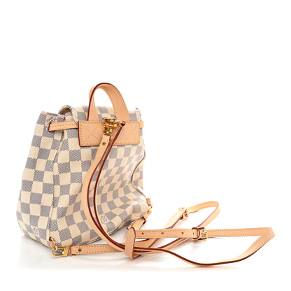 Louis Vuitton Damier Azur Sperone BB Backpack 3 of 14