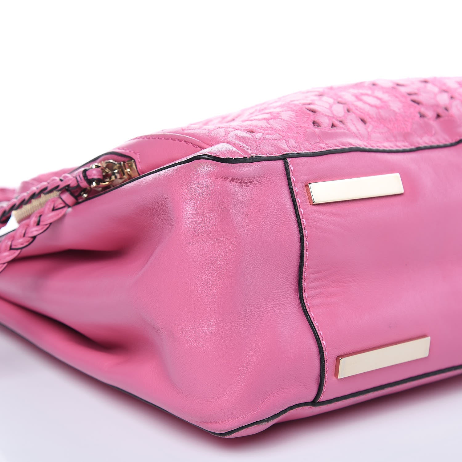 Valentino Garavani Vitello Lace Demetra Satchel Pink 8 of 17