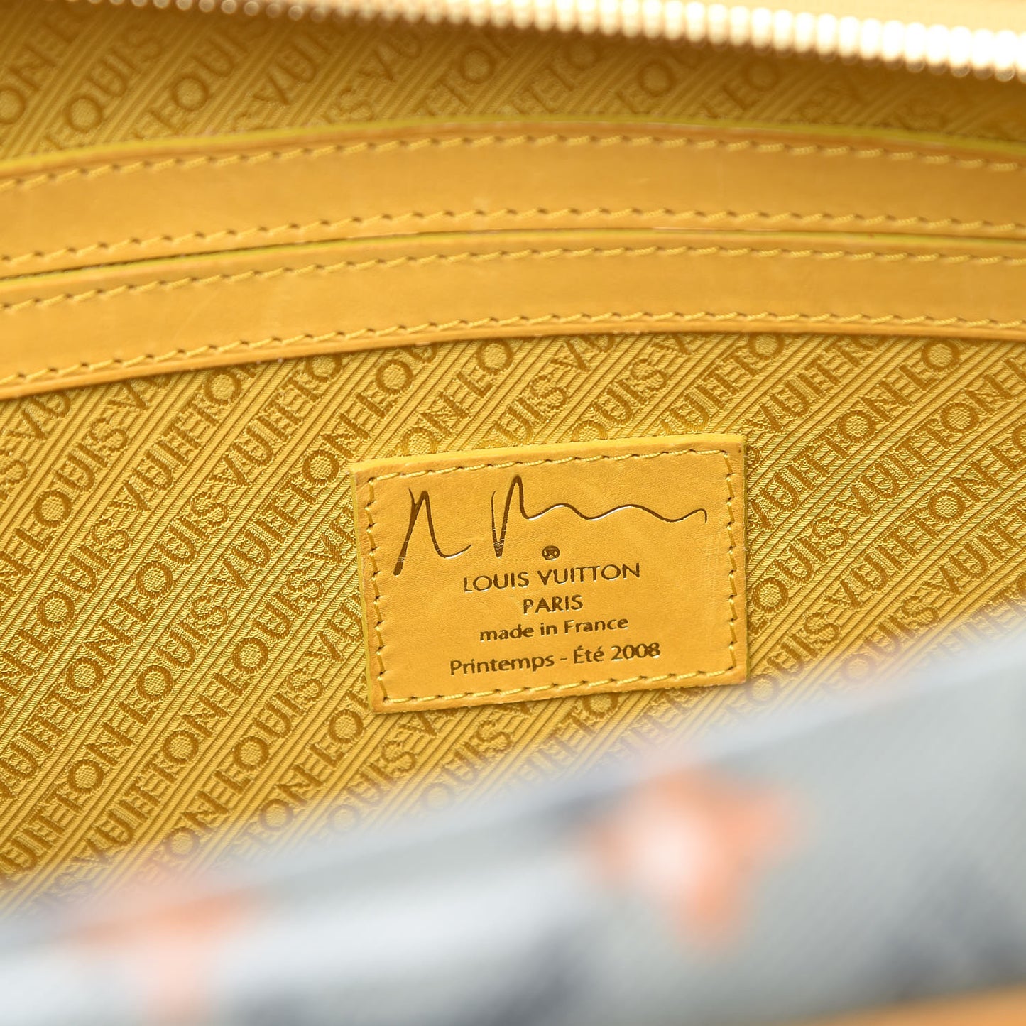 Monogram Pulp Defile Weekender GM Yellow