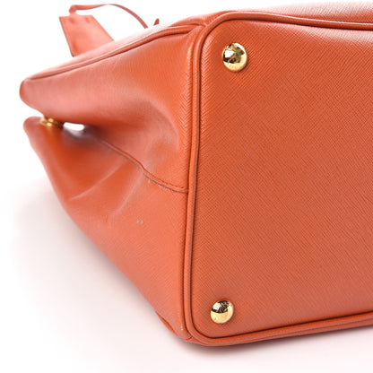 Prada Saffiano Lux Large Tote Papaya 8 of 11