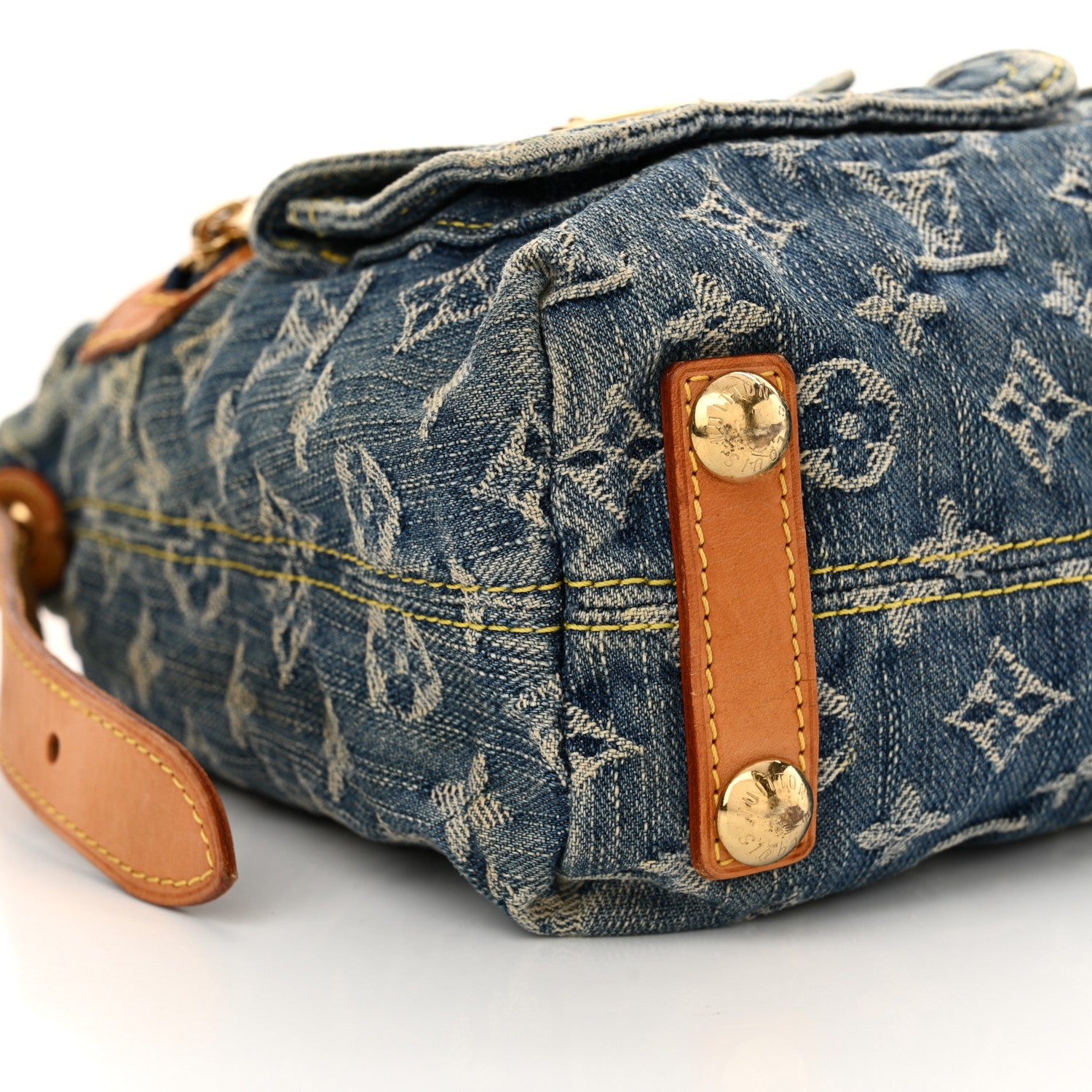 Louis Vuitton Monogram Denim Baggy PM Blue 9 of 12