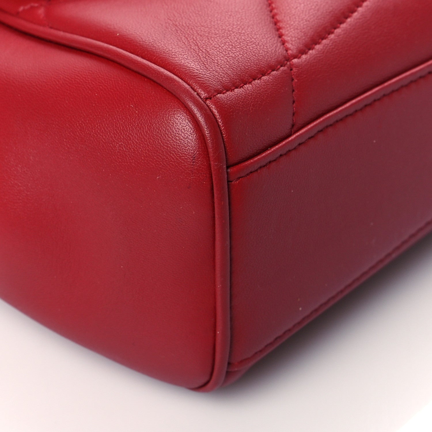 Dolce & Gabbana Nappa Quilted Large Devotion Bag Red 7 of 8