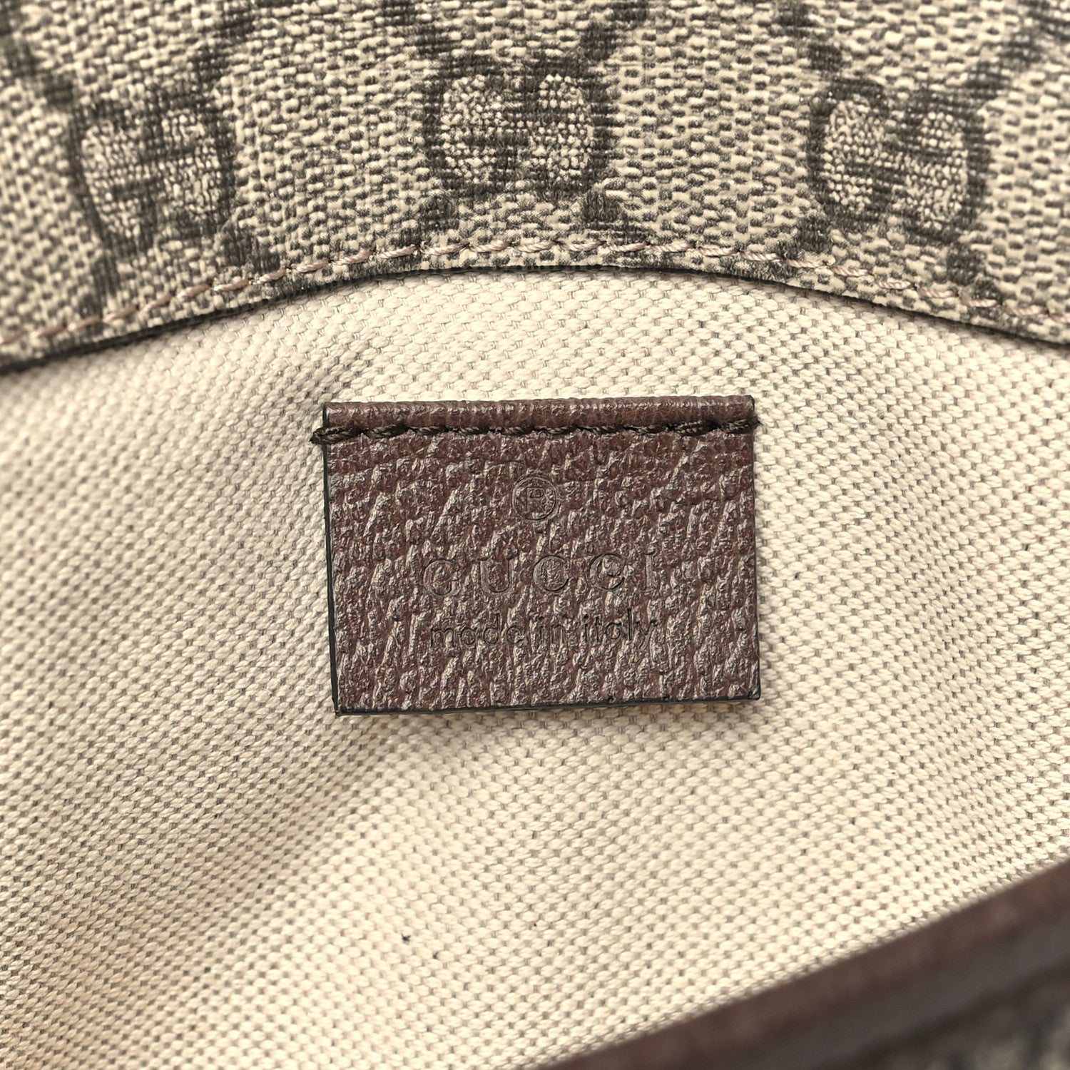 Gucci GG Supreme Monogram Neo Vintage Web Belt Bag Brown 6 of 10