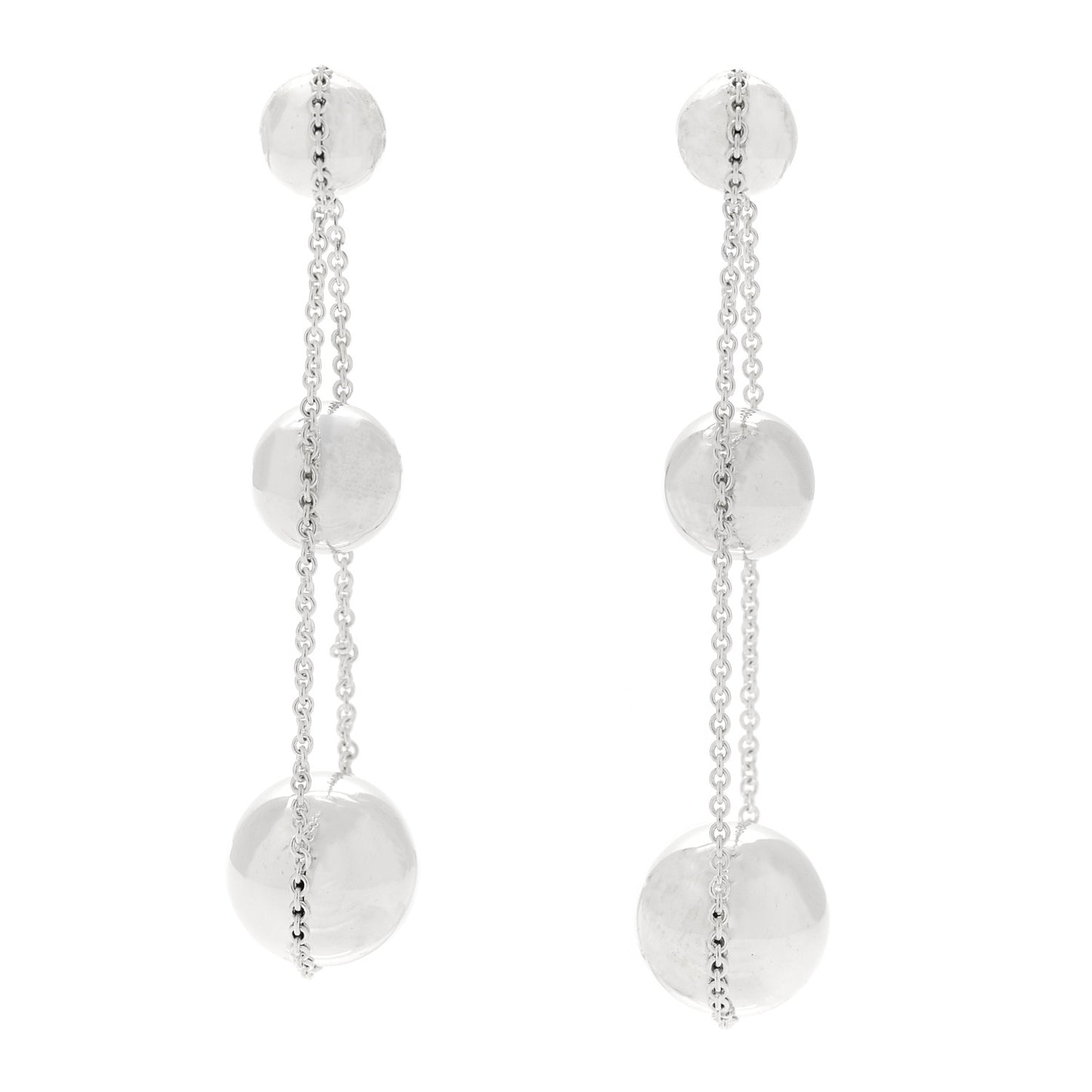 Sterling Silver HardWear Triple Drop Earrings