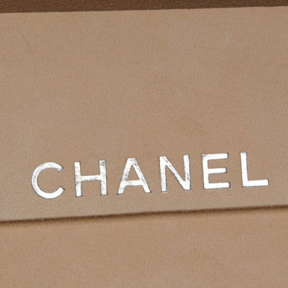 Chanel Lambskin CC Chain Thong Sandals 41 Cream 8 of 10