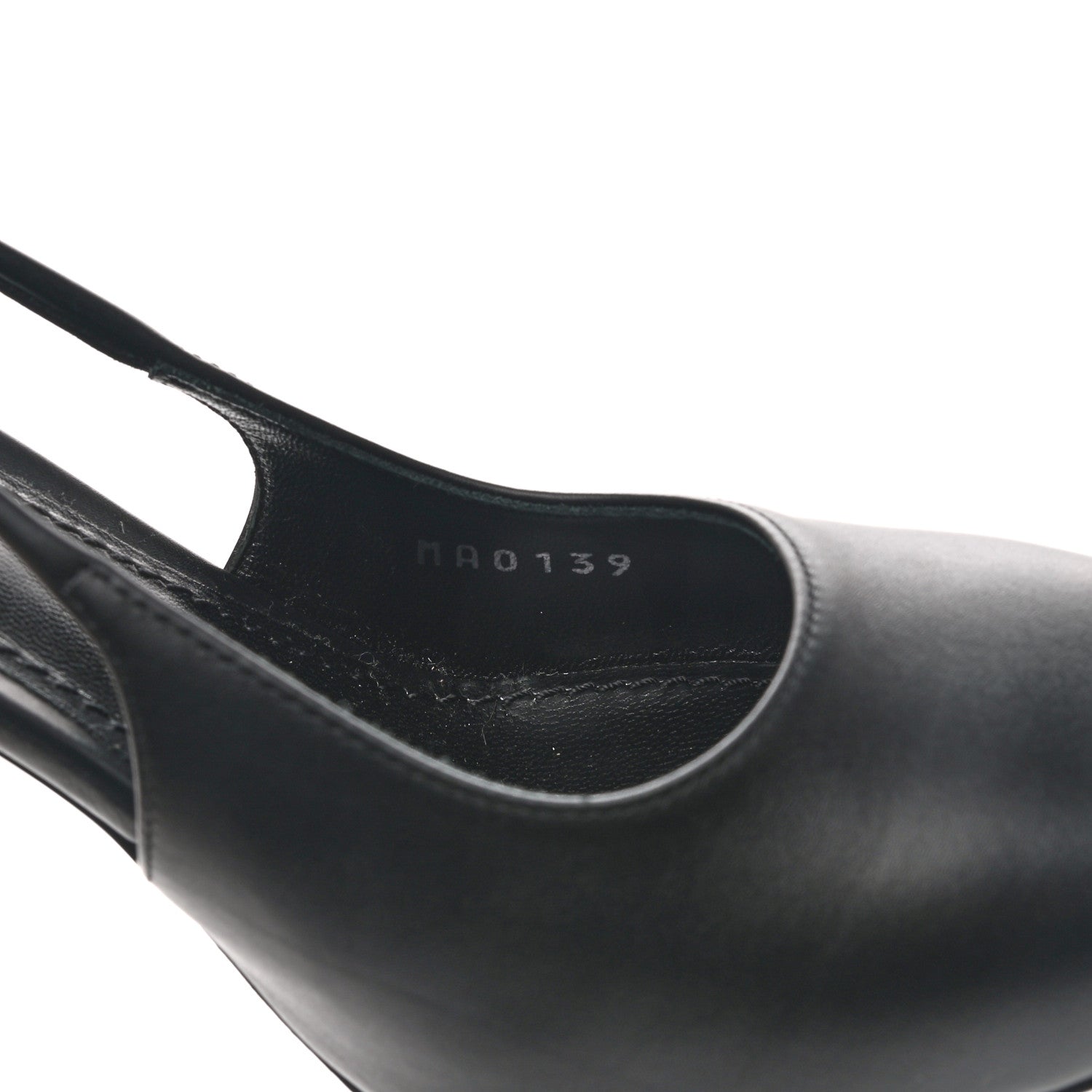 Louis Vuitton Calfskin Urban Twist Slingback Pumps 39 Black 6 of 8