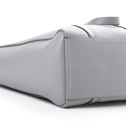 Marc Jacobs Grained Calfskin The Tag Tote Grey 8 of 12