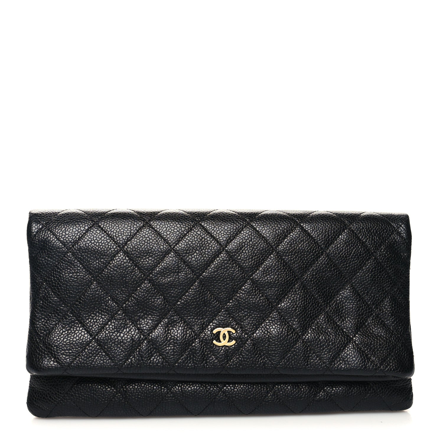 Chanel Caviar Quilted CC Beauty Clutch Black 1 of 12