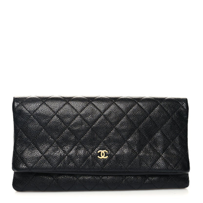 Chanel Caviar Quilted CC Beauty Clutch Black 1 of 12