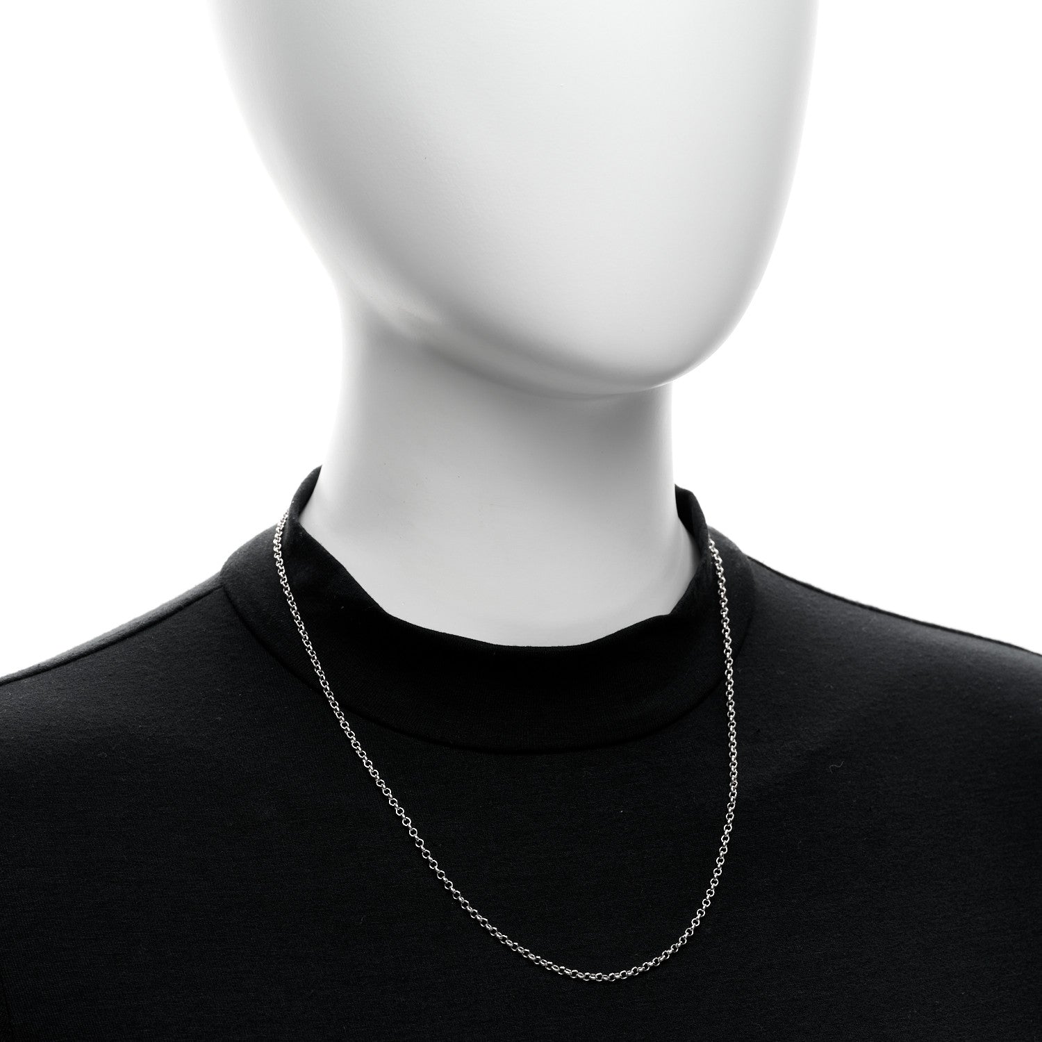 Chrome Hearts Sterling Silver Chain Necklace 20" 2 of 4