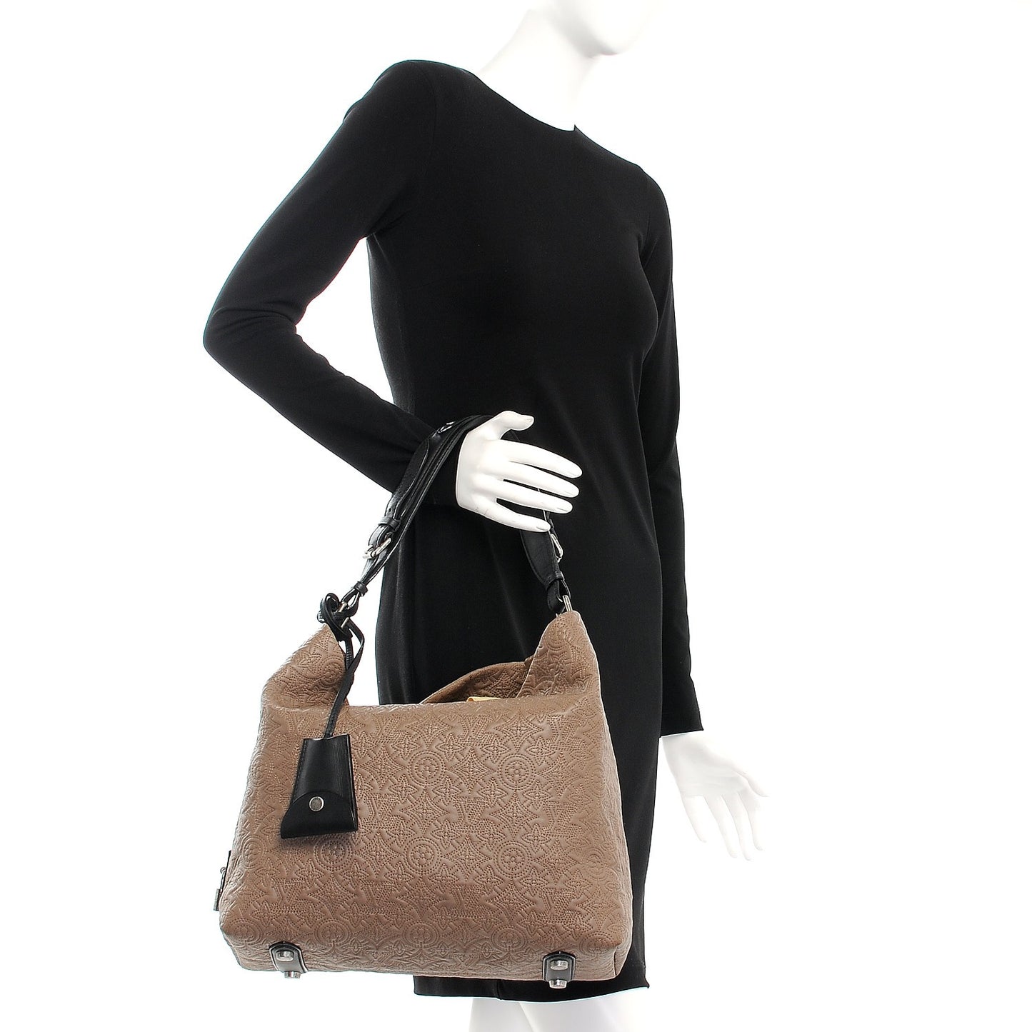 Monogram Lambskin Antheia Hobo PM Fumee