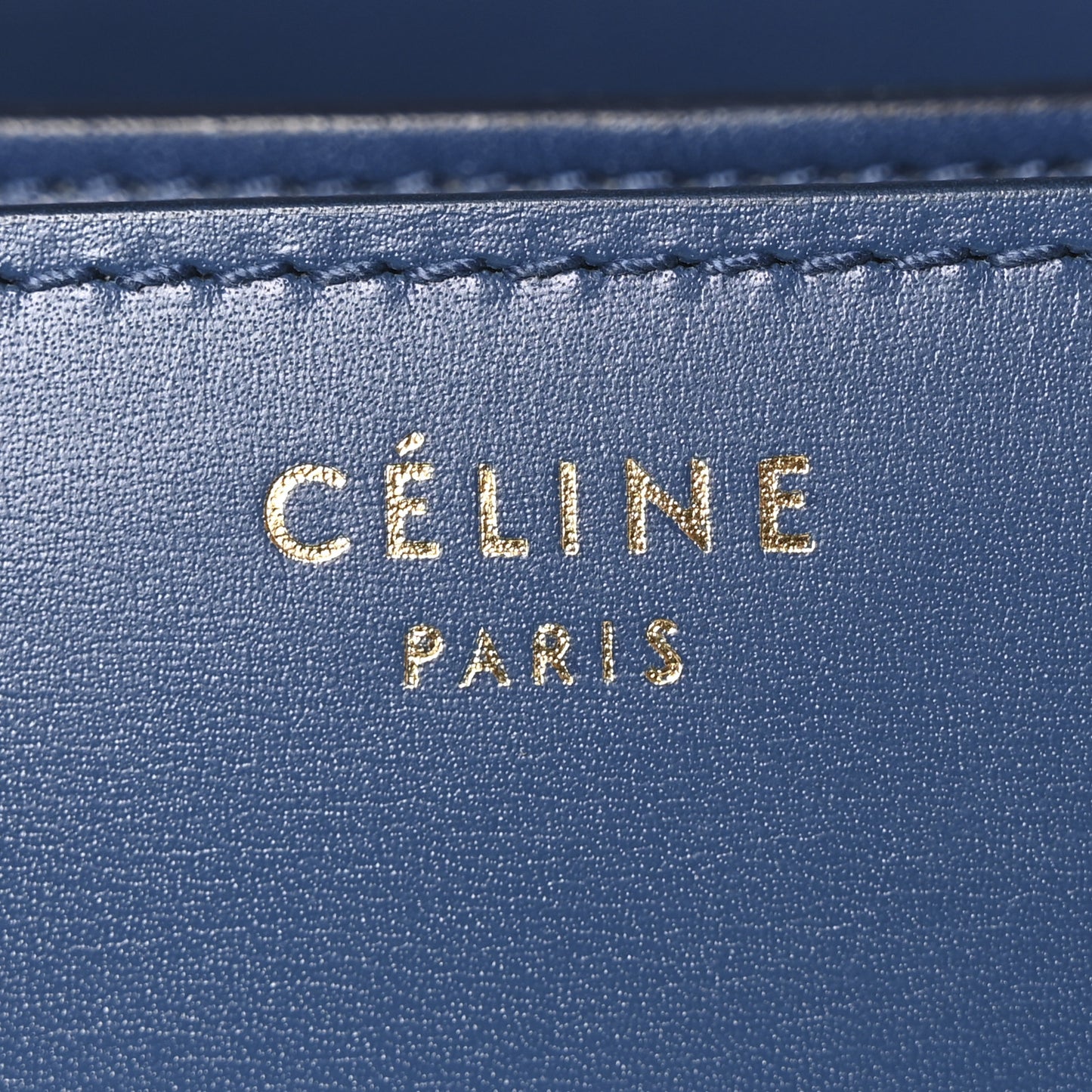 Box Calfskin Medium Classic Box Flap Bag Indigo