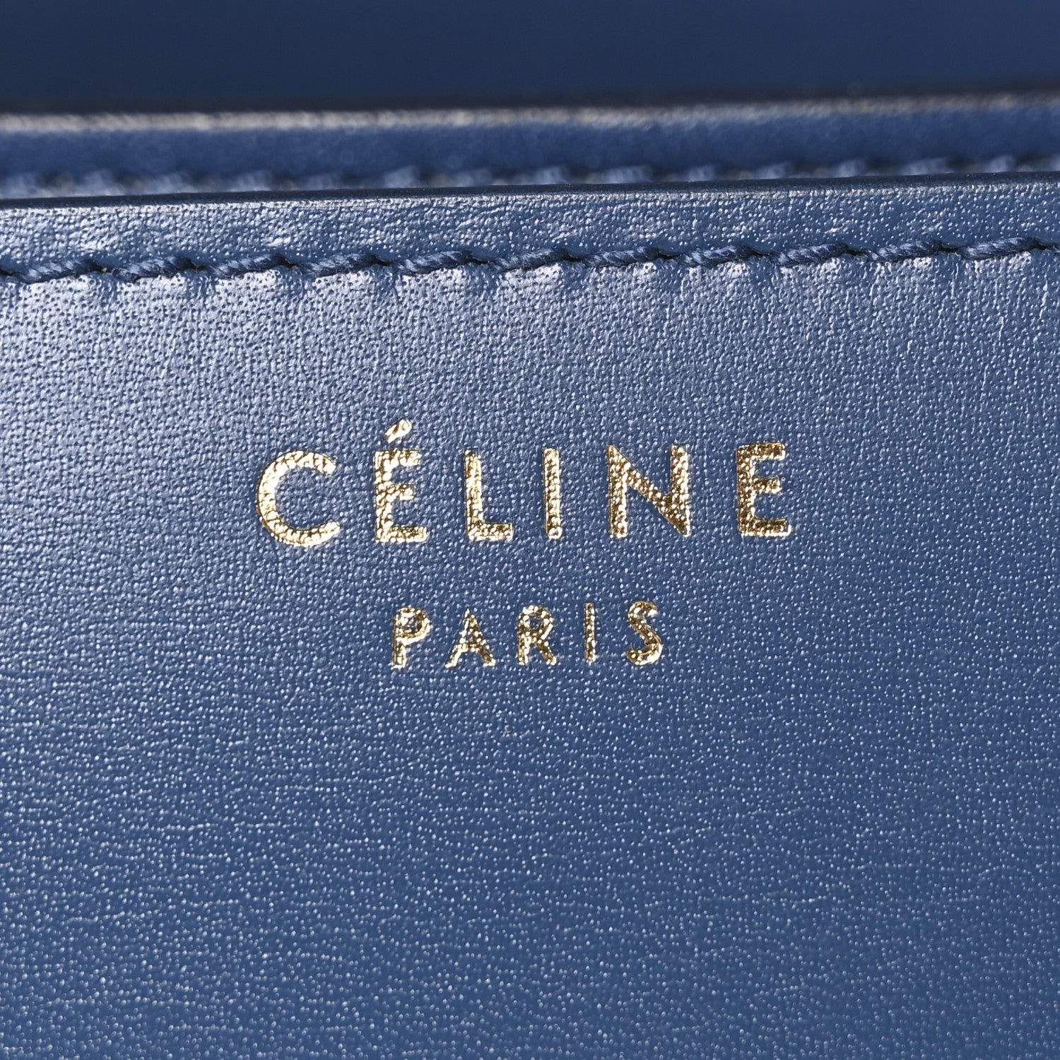 Celine Box Calfskin Medium Classic Box Flap Bag Indigo 6 of 10