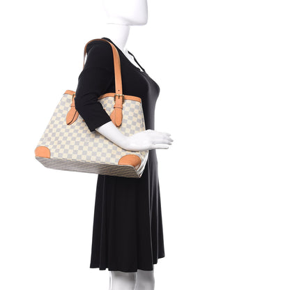Louis Vuitton Damier Azur Hampstead MM 2 of 9