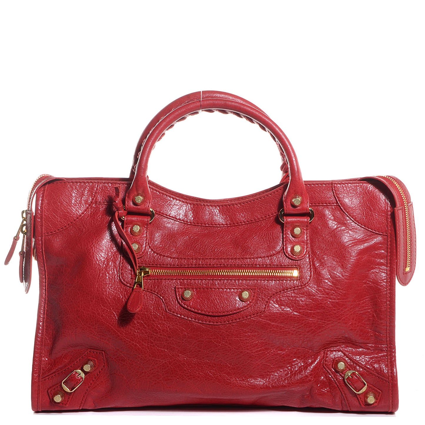 Agneau Giant 12 Gold Hardware City Rouge Cardinal