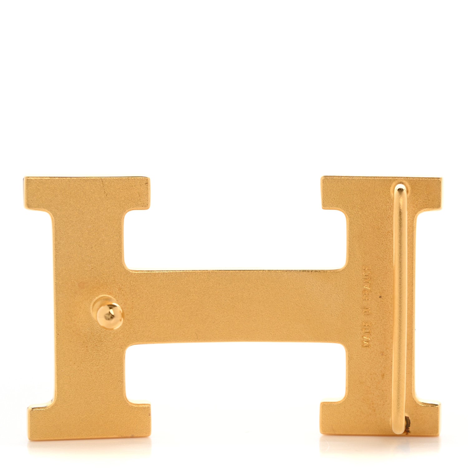 Hermes Polished 32mm H Belt Buckle Gold 4 of 4