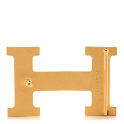 Hermes Polished 32mm H Belt Buckle Gold 4 of 4