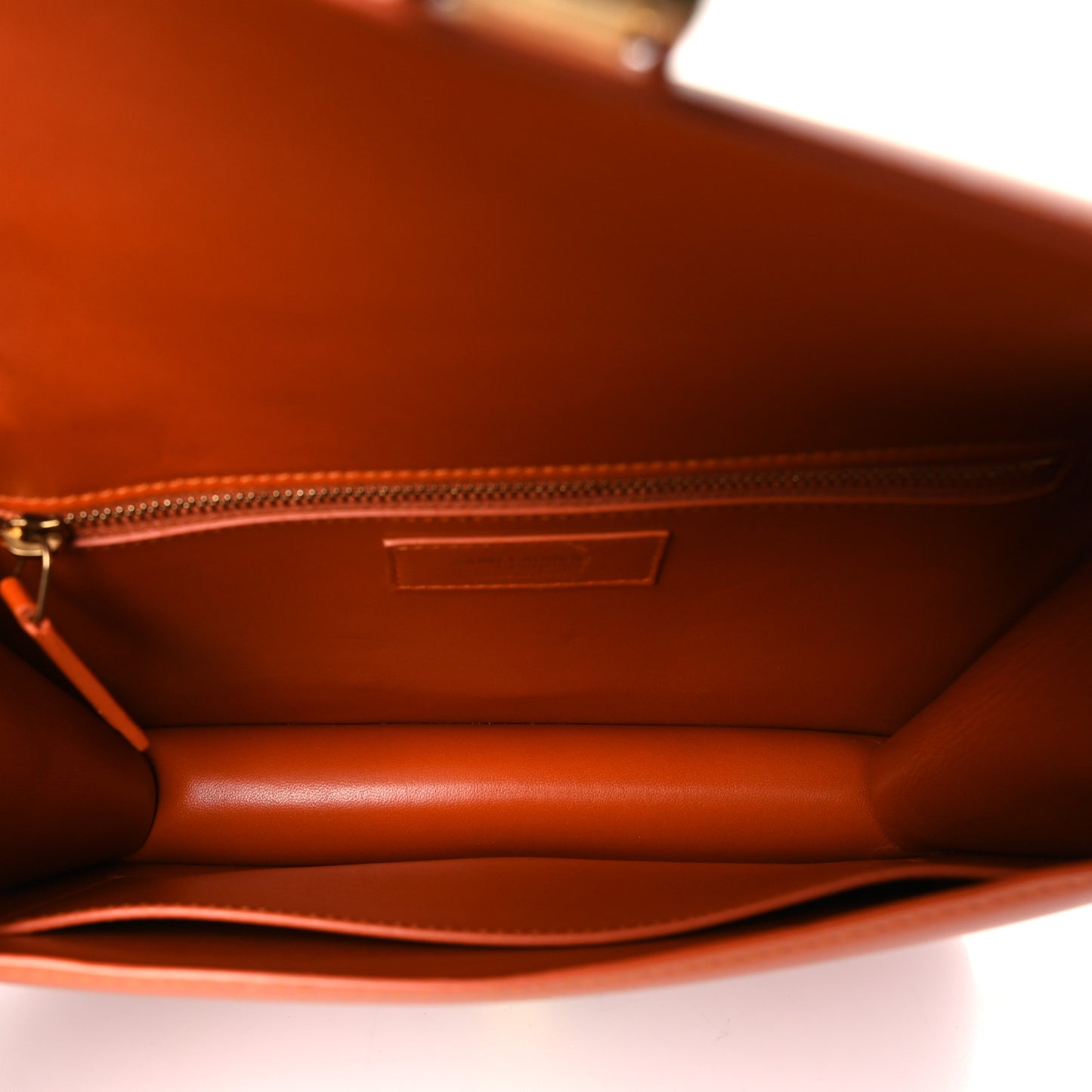 Smooth Calfskin Carre Satchel Orange
