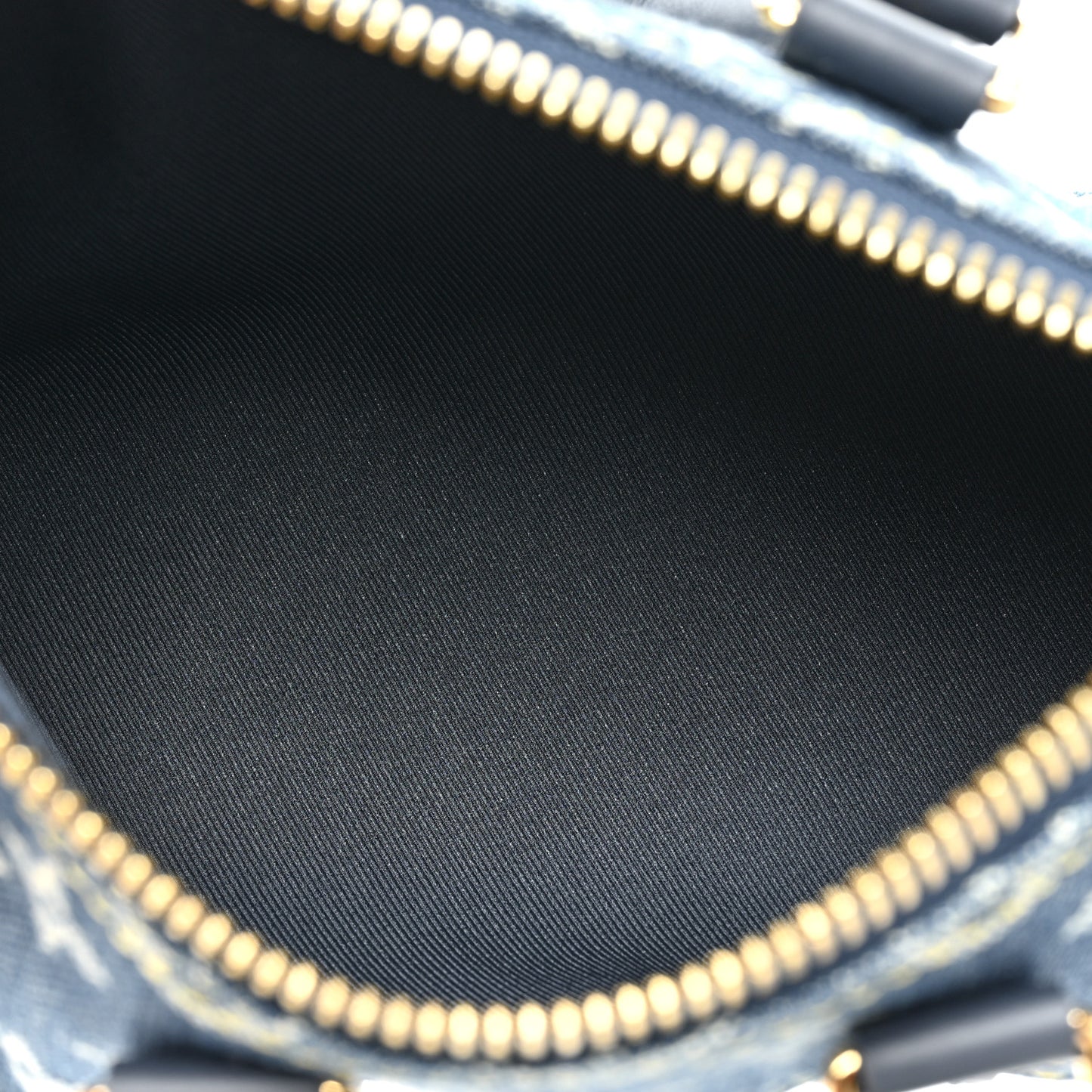 Taurillon Monogram Denim Drip Keepall XS Blue