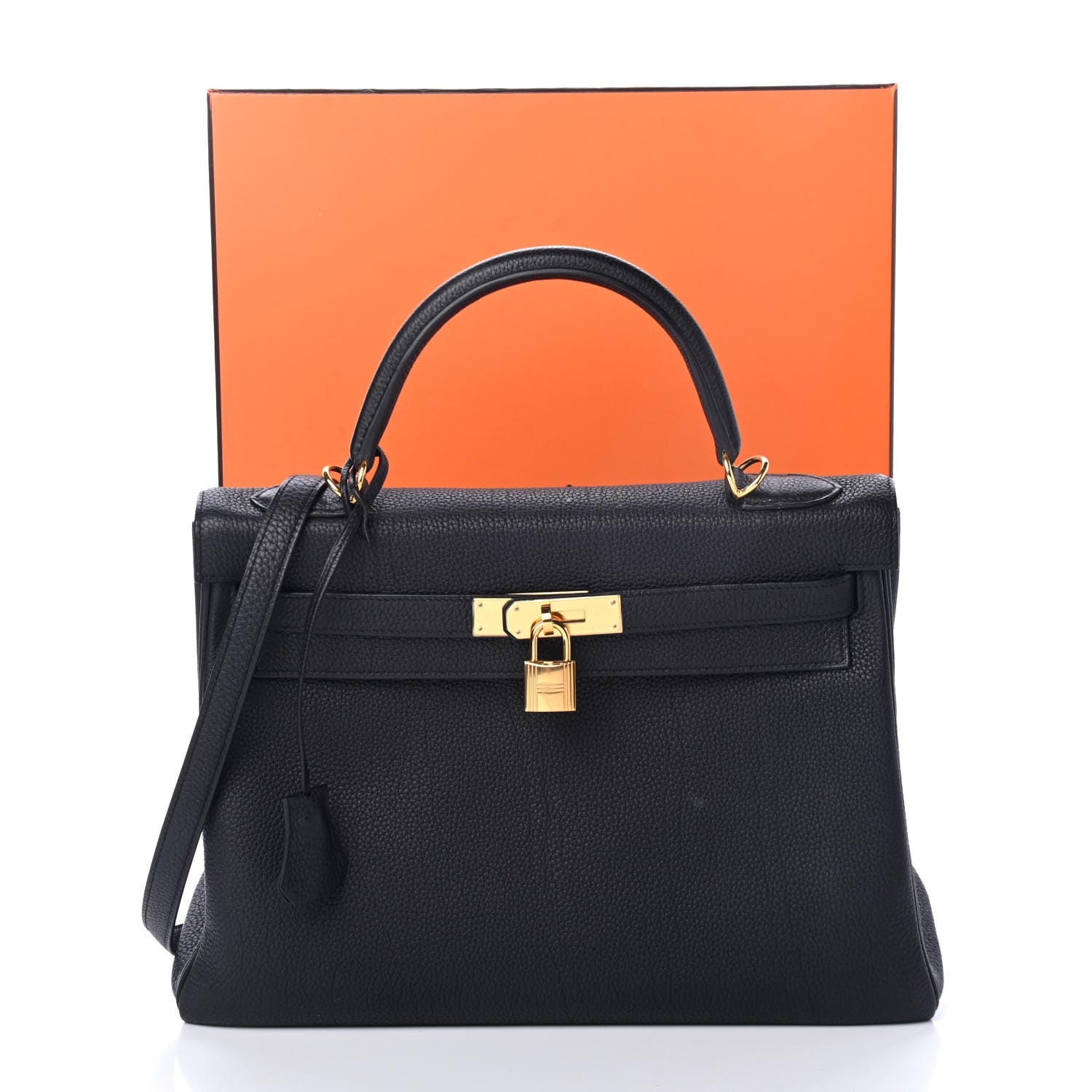 Hermes Togo Kelly Retourne 32 Black 11 of 11