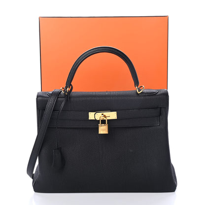 Hermes Togo Kelly Retourne 32 Black 11 of 11
