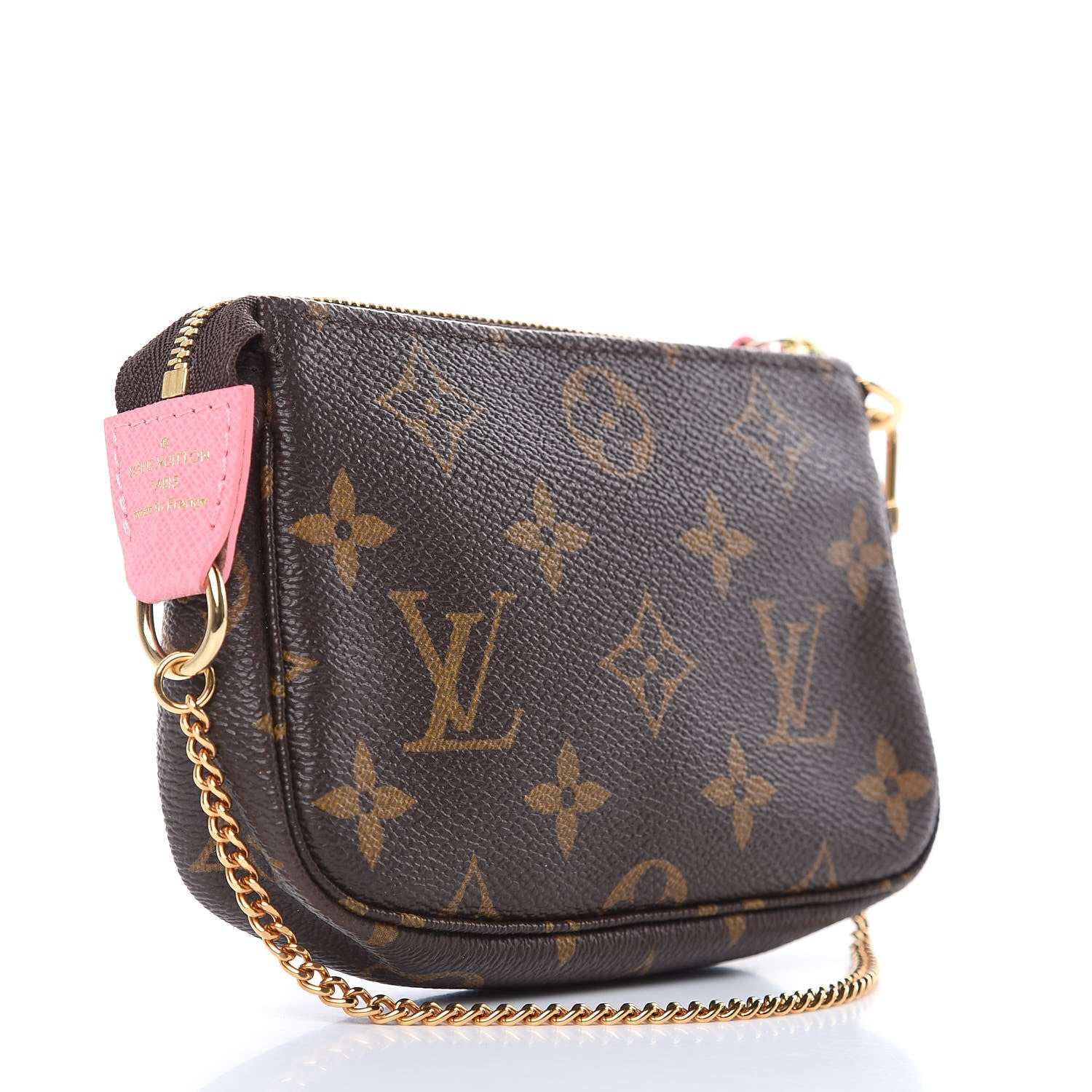Louis Vuitton Monogram Illustre Mini Pochette Accessories Rose 3 of 7