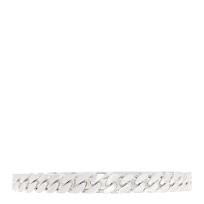 Hermes Sterling Silver TPM Kelly Gourmette Bracelet LG 2 of 6
