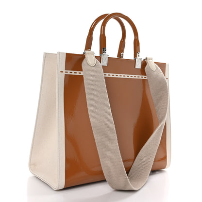 Fendi Patent Plexiglass Medium Fendi Sunshine Shopper Tote Grezzo 3 of 7
