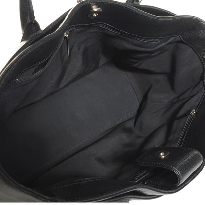 Chanel Calfskin Cerf Executive Shopper Tote Black 5 of 8