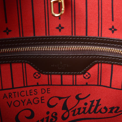 Louis Vuitton Damier Ebene Neverfull MM 7 of 9
