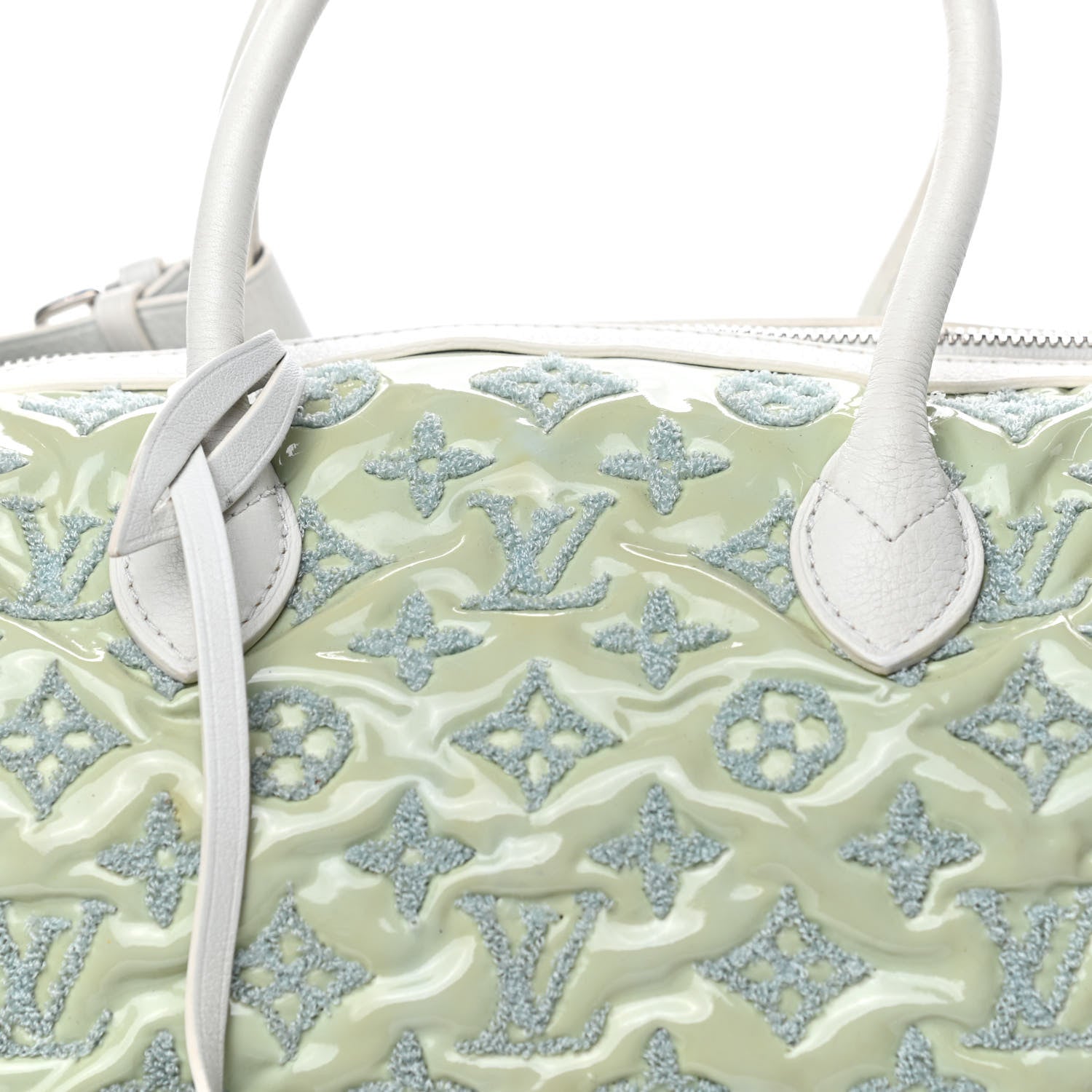 Louis Vuitton Monogram Bouclettes Speedy Round Mint 9 of 9