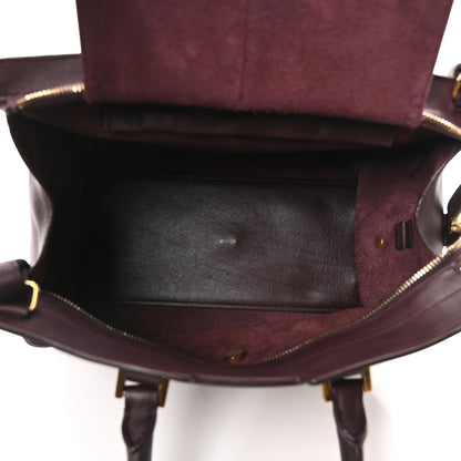 Saint Laurent Calfskin Small Classic Y Cabas Bordeaux 5 of 9