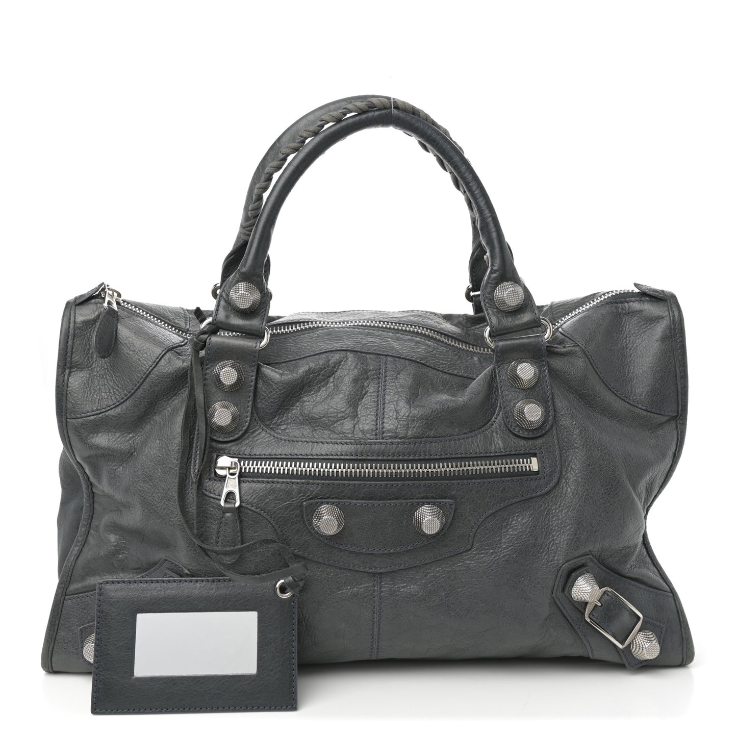 Agneau Giant 21 Silver Hardware Work Anthracite