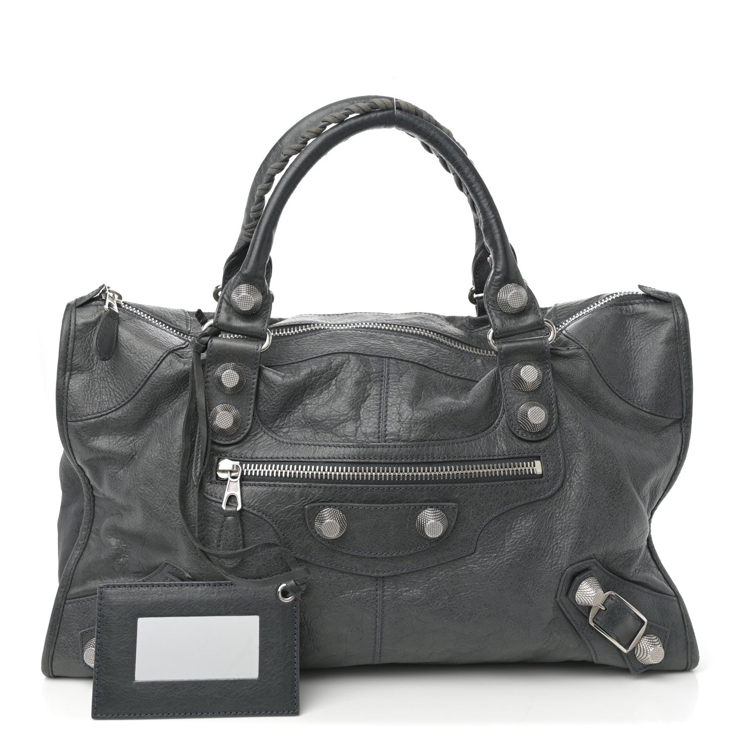Balenciaga Agneau Giant 21 Silver Hardware Work Anthracite 5 of 31