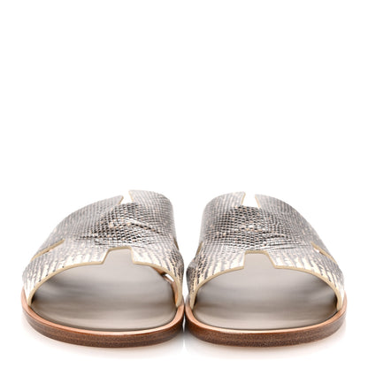 Hermes Lizard Mens Izmir Sandals 44 Ombre 3 of 9
