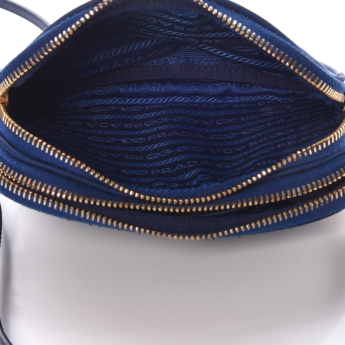 Tessuto Nylon Convertible Crossbody Wristlet Royal