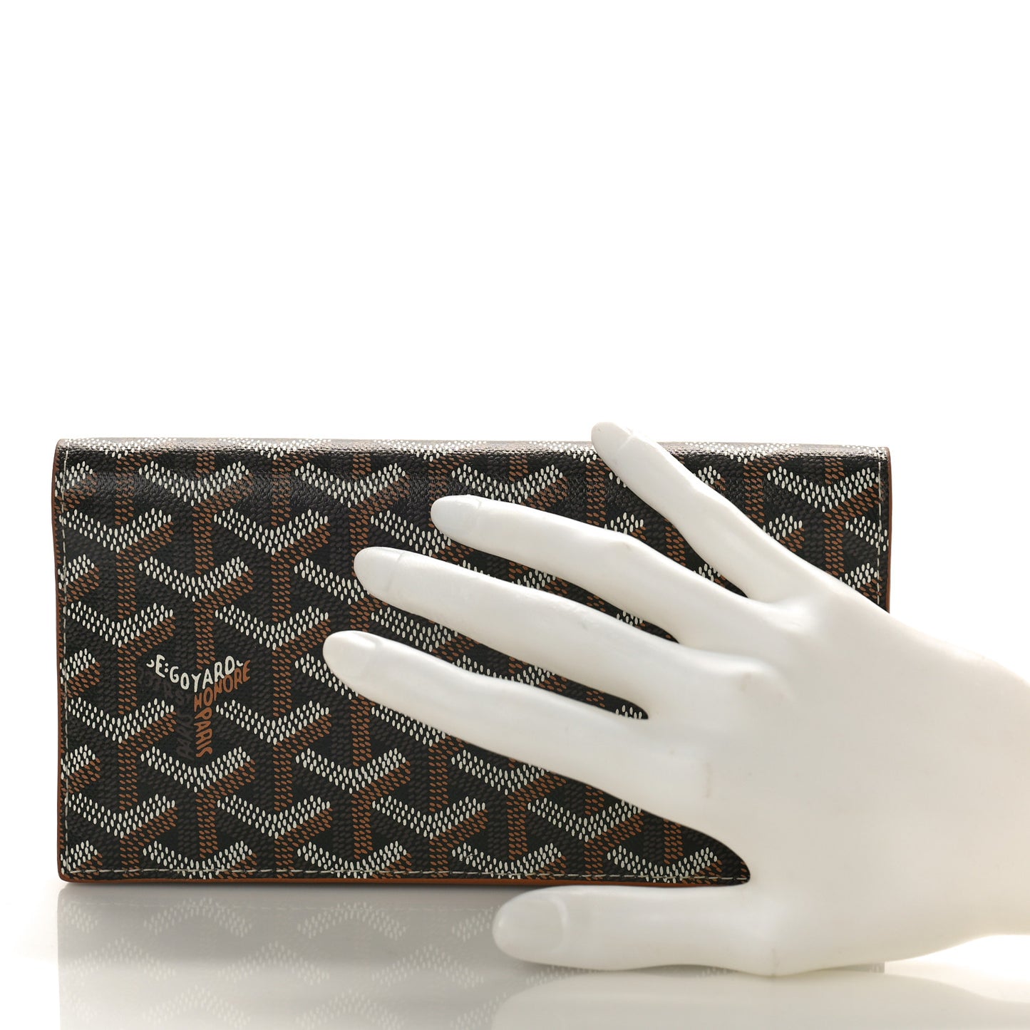 Goyardine Richelieu Wallet Black Gold