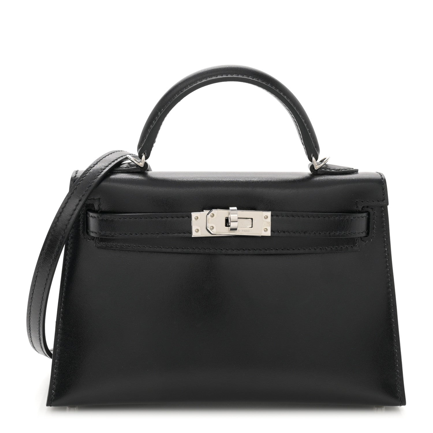 Hermes Box Mini Kelly Sellier 20 Black 1 of 11