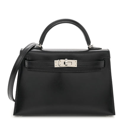 Hermes Box Mini Kelly Sellier 20 Black 1 of 11