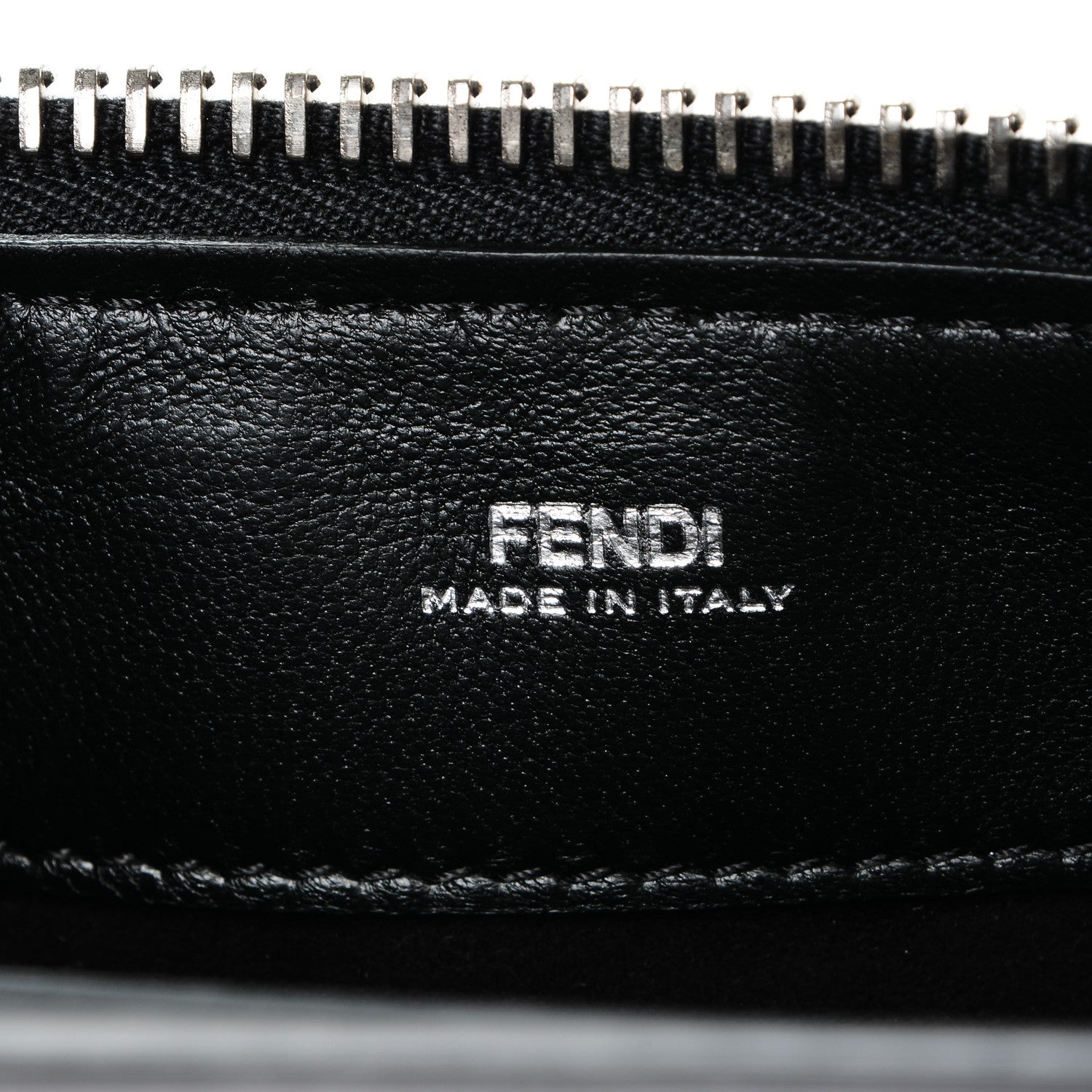 Fendi Shiny Nappa Trapuntata DotCom Chain Satchel Black 7 of 7