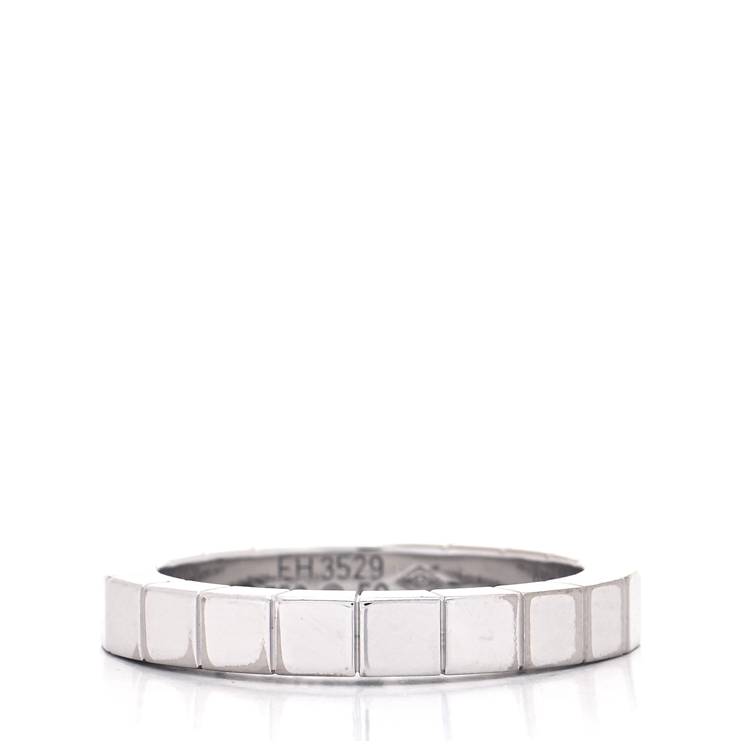 Cartier 18K White Gold Lanieres Ring 50 5.25 3 of 4