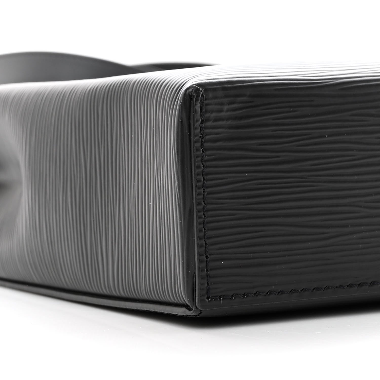 Louis Vuitton Epi Sac Plat Fold Bag Black 8 of 12