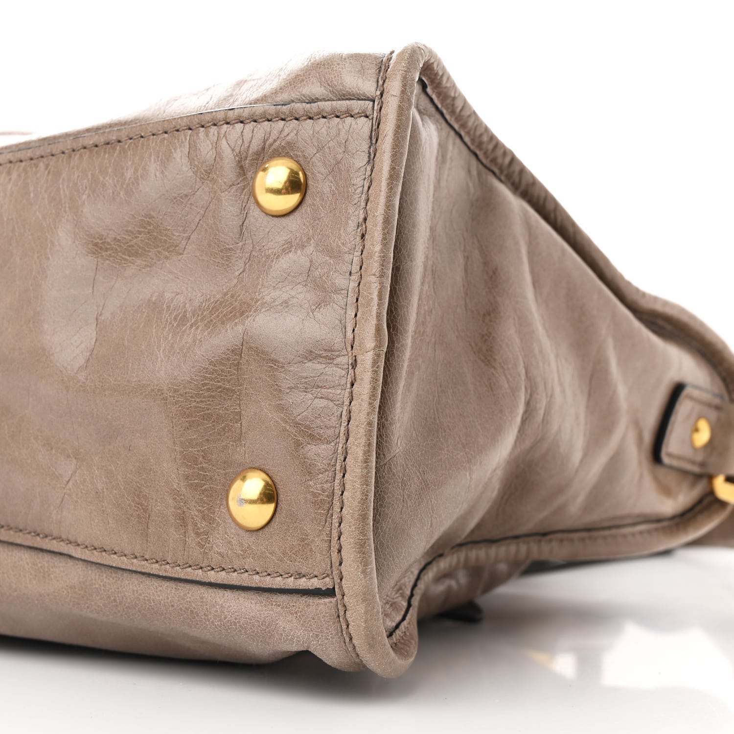 Miu Miu Vitello Shine Zip Tote Ginuco 10 of 13