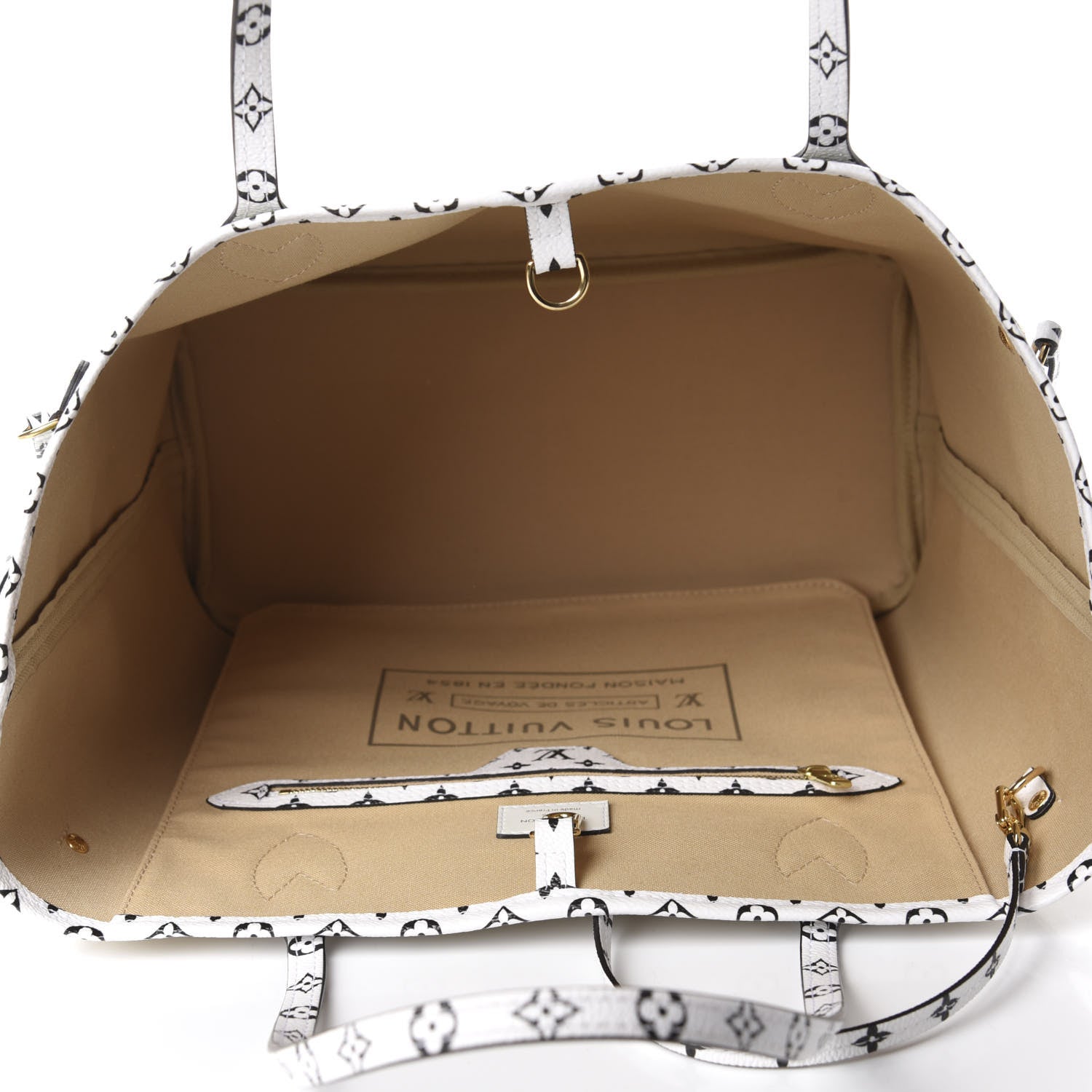 Louis Vuitton Monogram Giant Neverfull MM Kaki 5 of 11