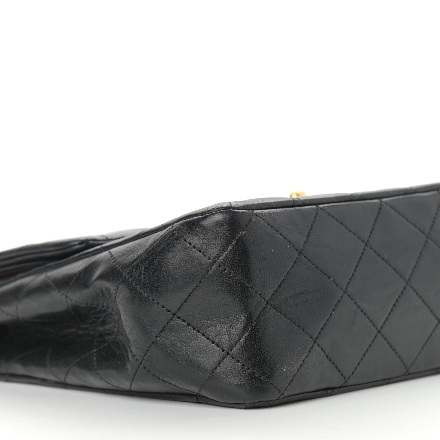 Chanel Lambskin Quilted Medium Double Flap Black 8 of 15