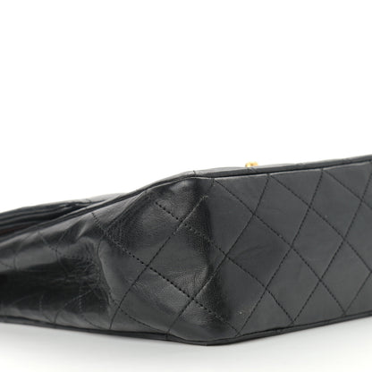 Chanel Lambskin Quilted Medium Double Flap Black 8 of 15