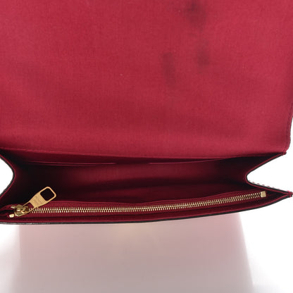 Louis Vuitton Patent Louise Clutch Rose Indien 5 of 7